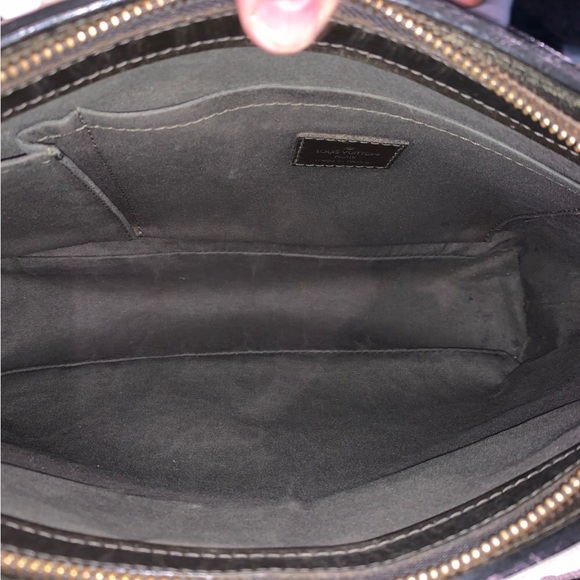 Louis Vuitton Green Monogram Mini Lin Lucille PM Bag Vintage - Picture 5 of 9